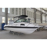 7m FRP Fishing Yacht 7 People Sport Cuddy Motor Boat with Favorable Price