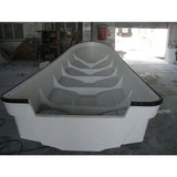 Customized Chinese 23FT 7m Fibreglass Single Hull Fishing Panga Boat